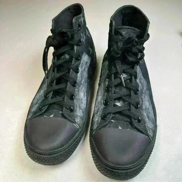 COPY - NEW RAAD BLACK AND WHITE FLAG HIGH TOPS MEN 10 WOMEN 11.5 - Picture 10 of 12